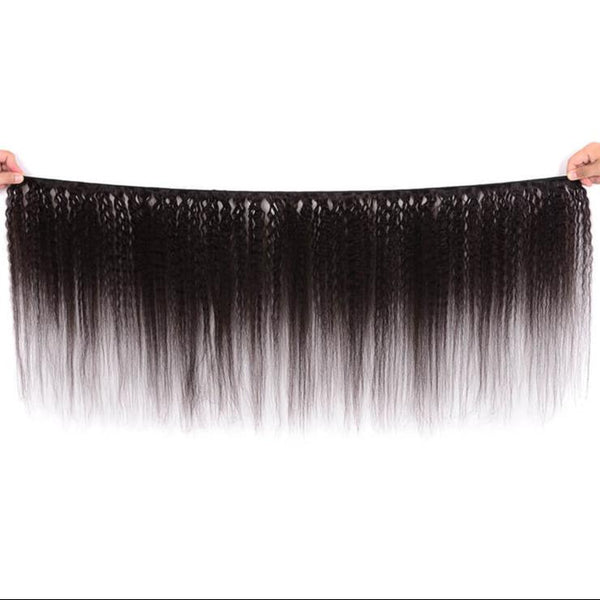 {12A 3Pcs} Yaki Straight 3 Bundles/Pack Human Virgin Hair Extensions