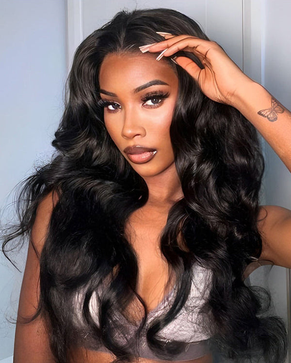 Body Wave/Water Wave 4x4 Glueless Lace Closure Colored Human Hair Wig